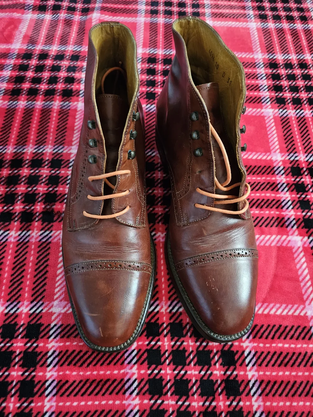 Cole Haan Men's Brown Leather Chukka Boots